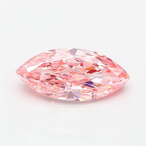 2.00ct Fancy Vivid Pink Marquise cut lab-grown diamond