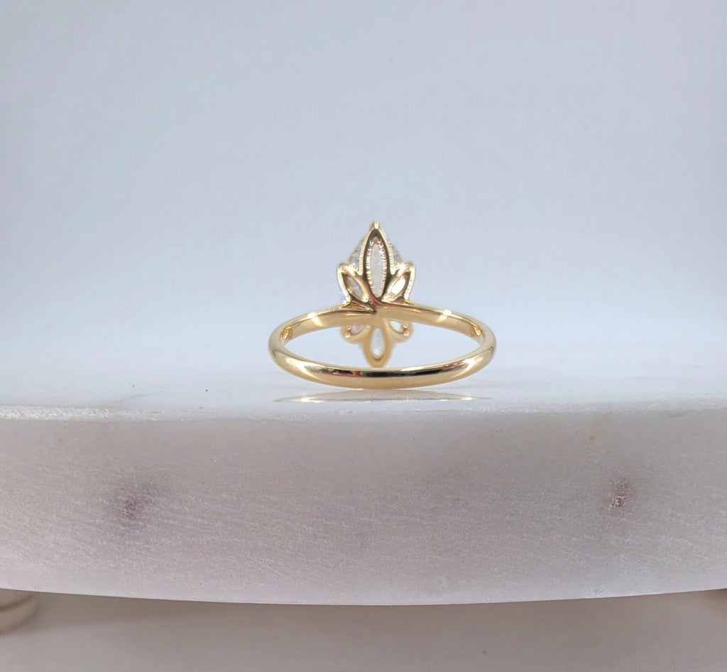 3.57ct Marquise Brilliant cut Lab-Grown Diamond Ring