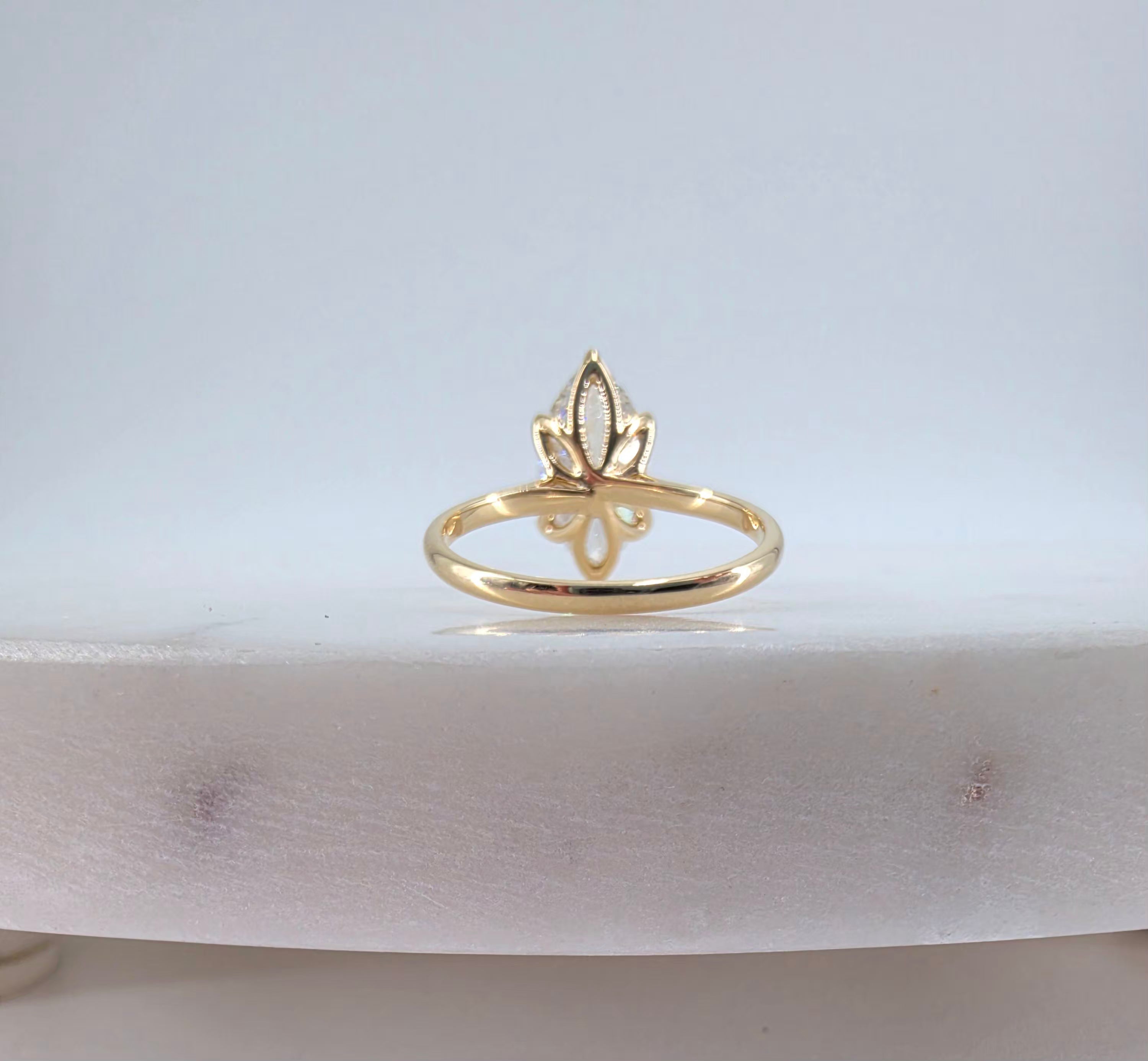 3.57ct Marquise Brilliant cut Lab-Grown Diamond Ring