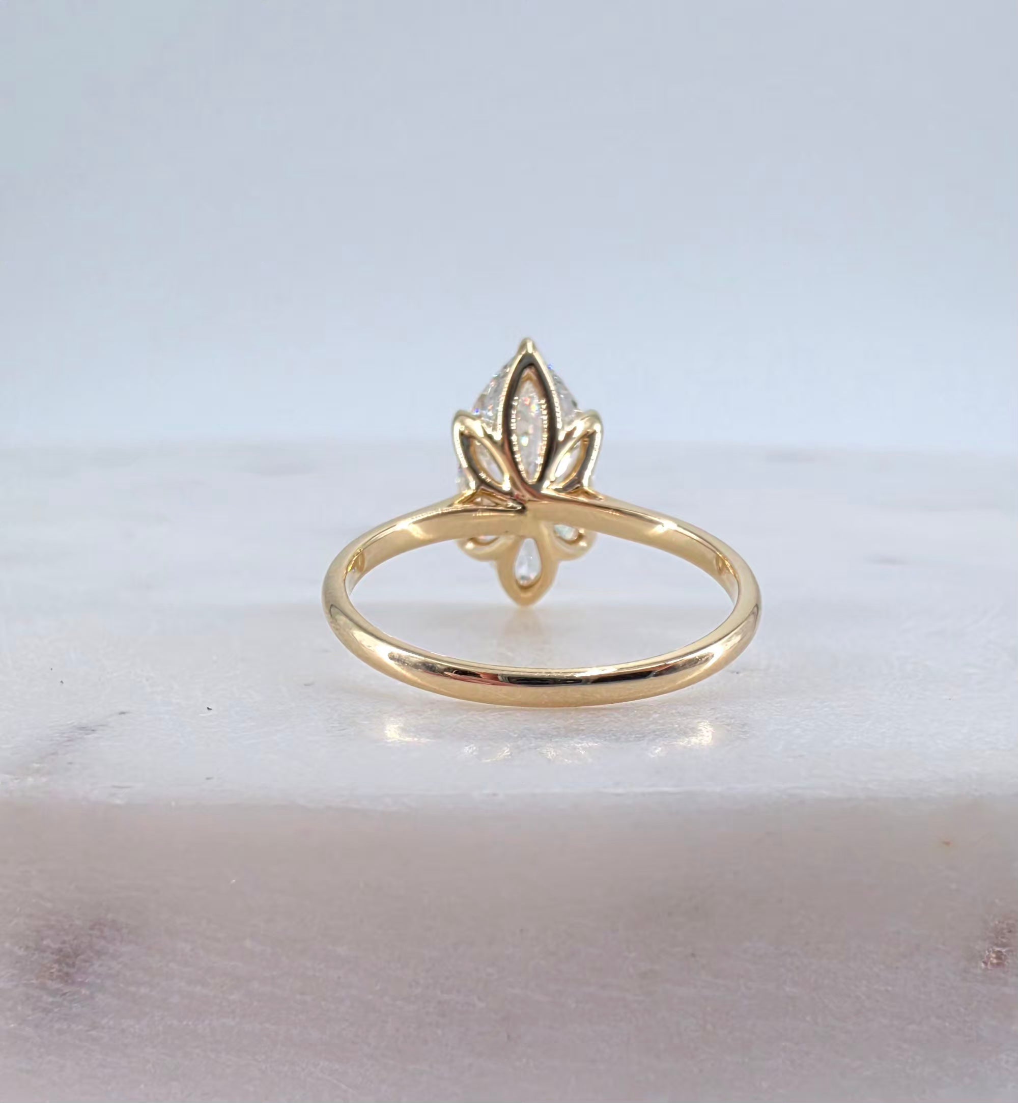 3.57ct Marquise Brilliant cut Lab-Grown Diamond Ring