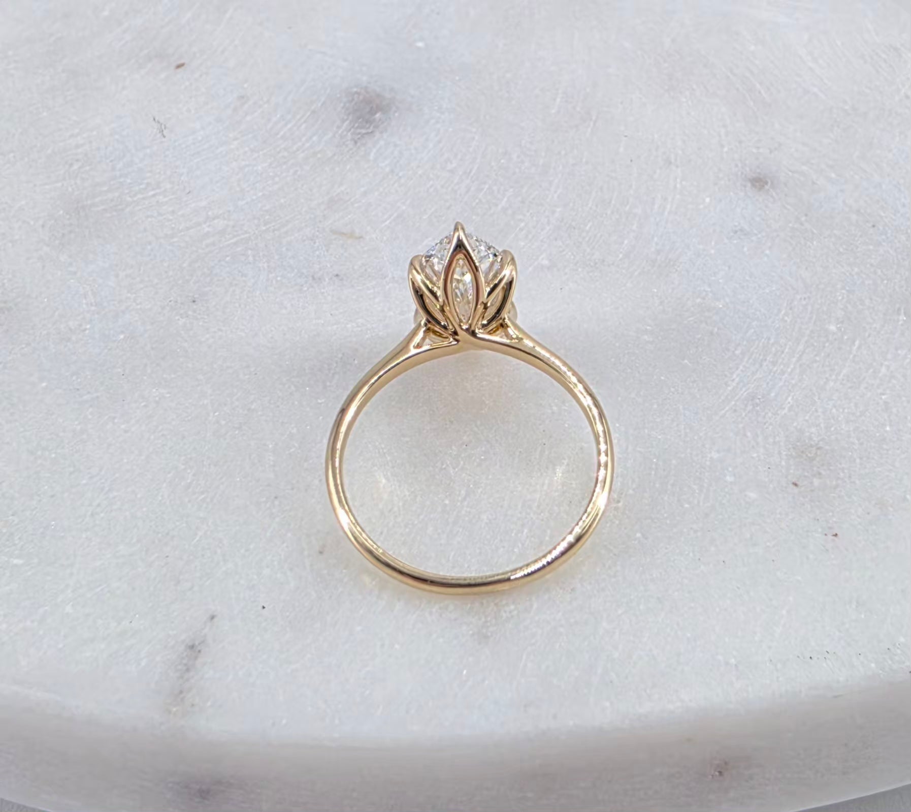 3.57ct Marquise Brilliant cut Lab-Grown Diamond Ring