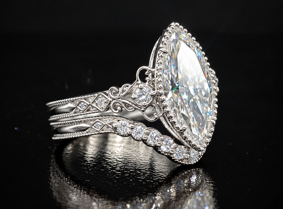 The Camellia Marquise Heirloom Set