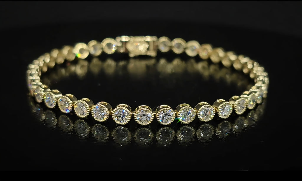 The Camellia Heirloom Tennis Bracelet