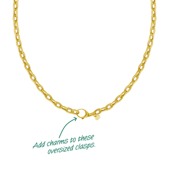 The Adeline Rolo Charm Bracelet