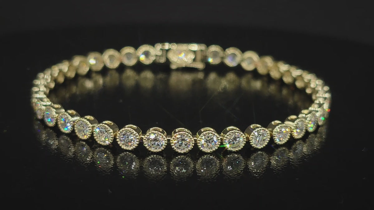 The Camellia Heirloom Tennis Bracelet