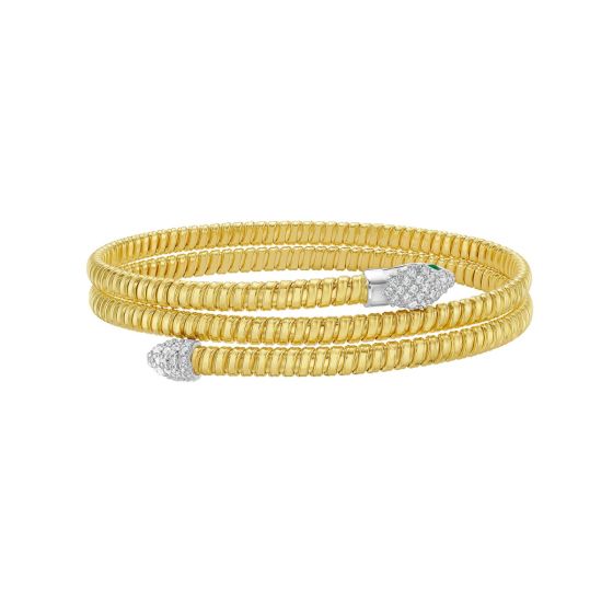 The Seraphina Diamond Wrap Bangle